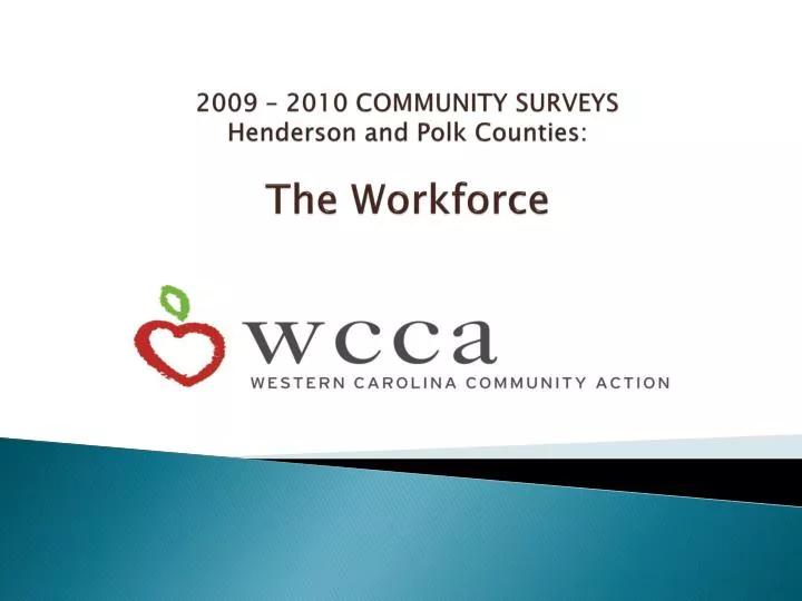 2009 2010 community surveys henderson and polk counties the workforce