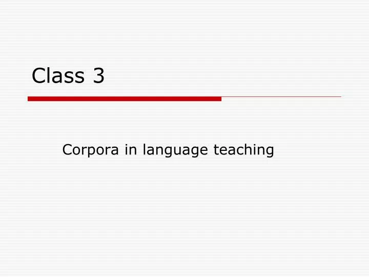 class 3