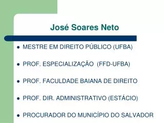 jos soares neto