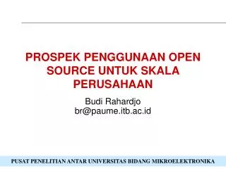 prospek penggunaan open source untuk skala perusahaan