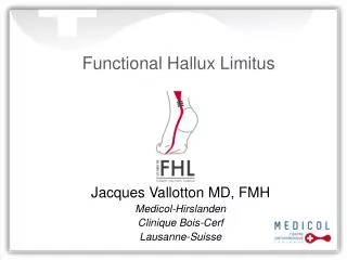 Functional Hallux Limitus