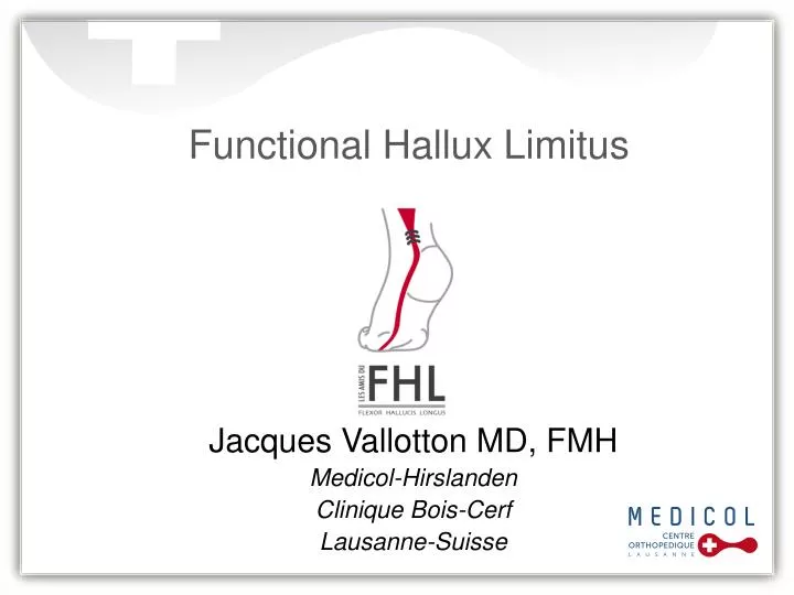 functional hallux limitus