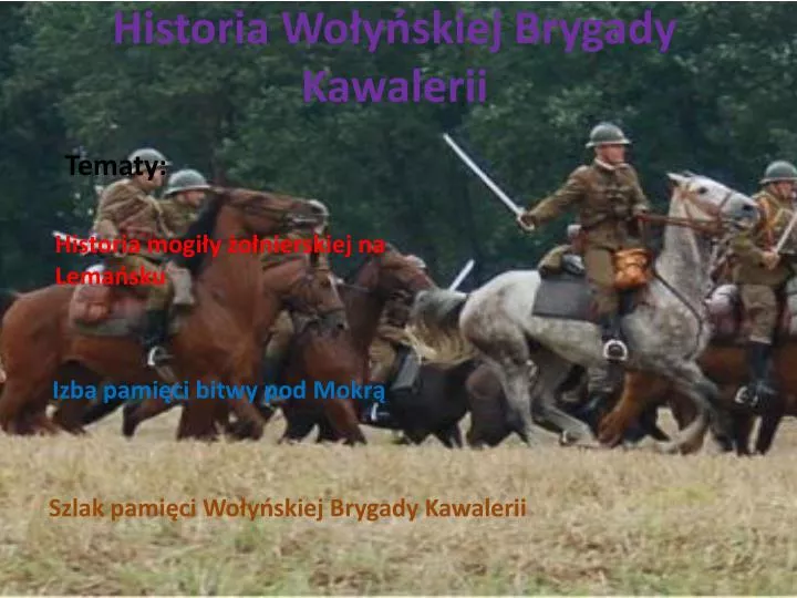 historia wo y skiej brygady kawalerii