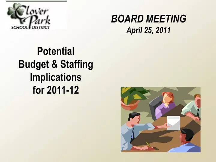 board meeting april 25 2011