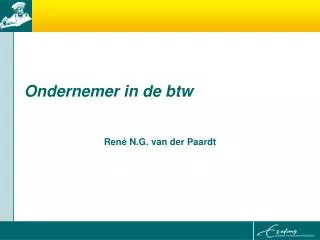 Ondernemer in de btw