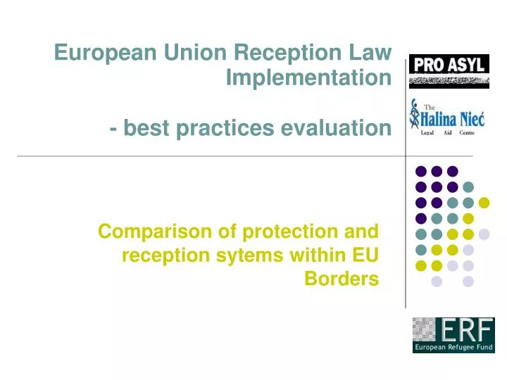 european union reception law implementation best practices evaluation
