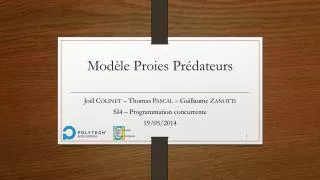 mod le proies pr dateurs