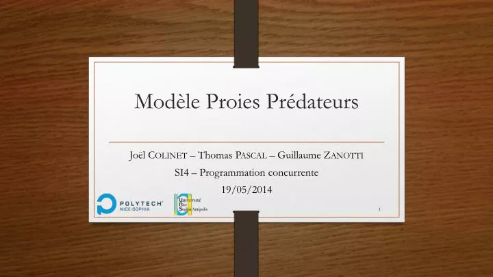 mod le proies pr dateurs