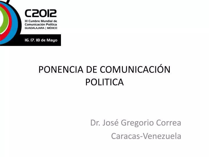 ponencia de comunicaci n politica