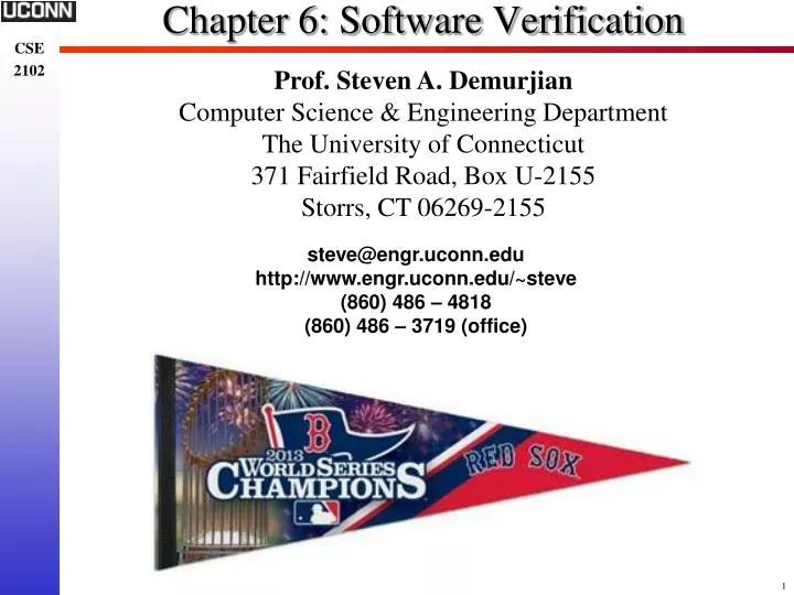 chapter 6 software verification