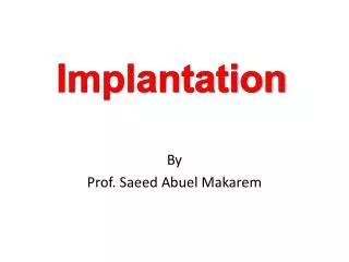 By Prof. Saeed Abuel Makarem