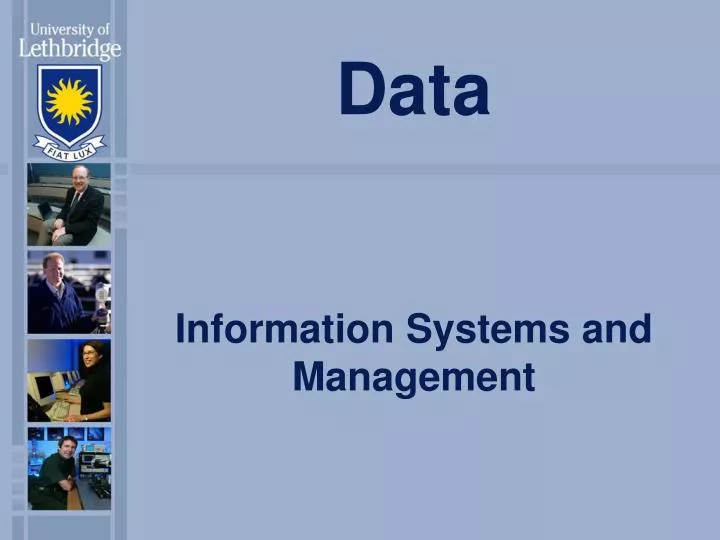 data information systems and management