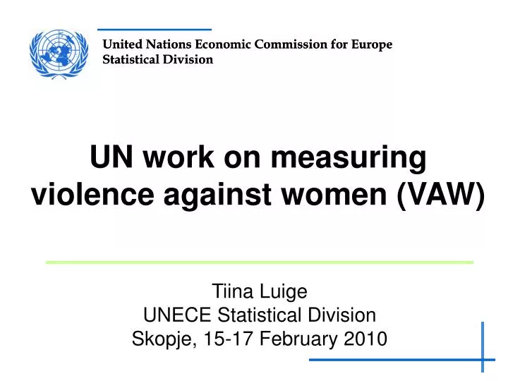 un work on measuring violence against women vaw