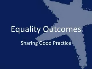 Equality Outcomes