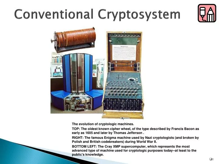 conventional cryptosystem