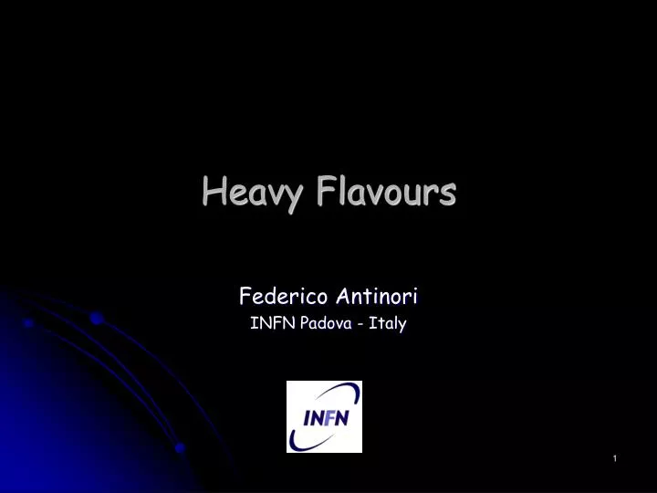 heavy flavours