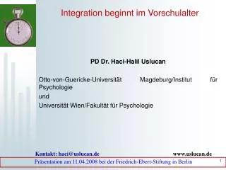 integration beginnt im vorschulalter