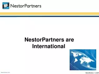 NestorPartners are International