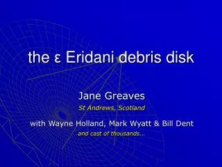 the ? Eridani debris disk