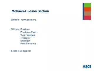 Mohawk-Hudson Section