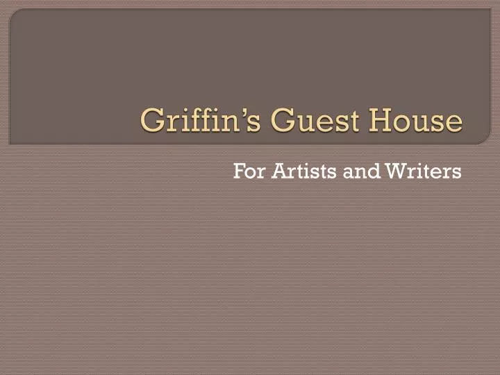griffin s guest house