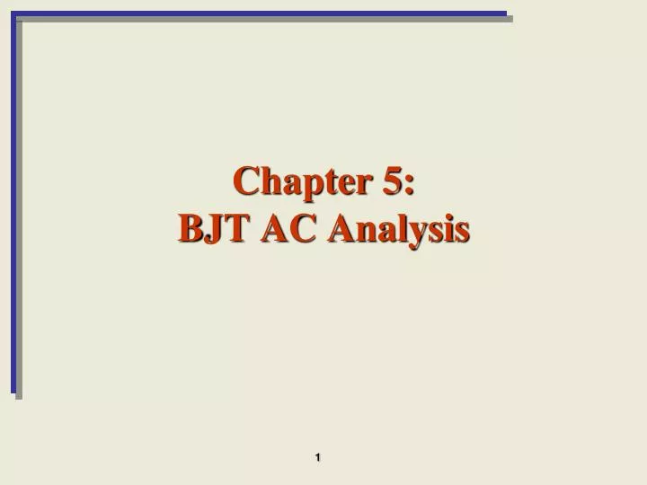 chapter 5 bjt ac analysis