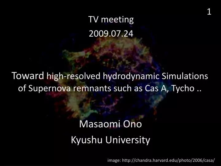 toward high resolved hydrodynamic simulations of supernova remnants such as cas a tycho