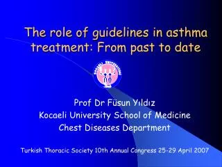 The role of guidelines in asthma treatment: From past to date