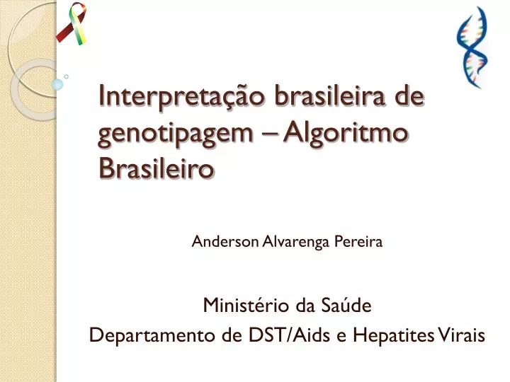 interpreta o brasileira de genotipagem algoritmo brasileiro