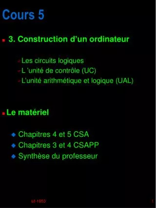 cours 5