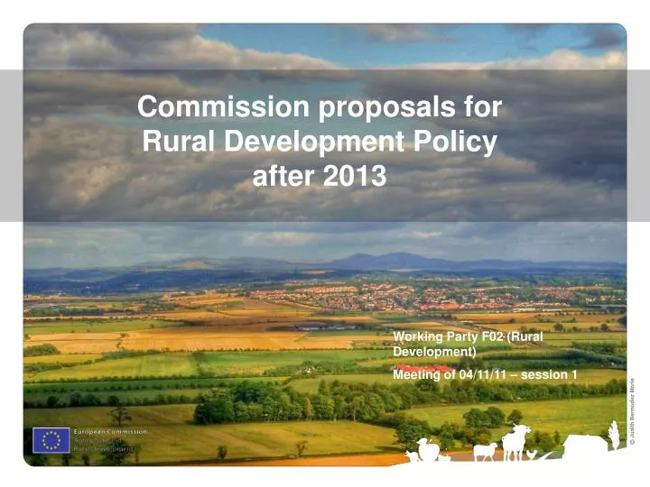 commission proposals for rural development policy after 2013