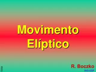 movimento el ptico