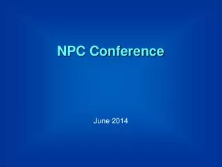 NPC Conference