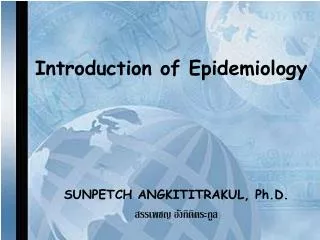 Introduction of Epidemiology