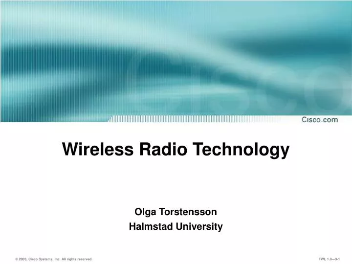 wireless radio technology