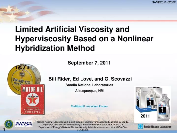 limited artificial viscosity and hyperviscosity based on a nonlinear hybridization method