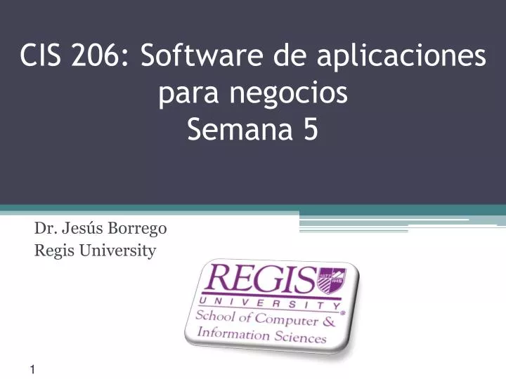 cis 206 software de aplicaciones para negocios semana 5