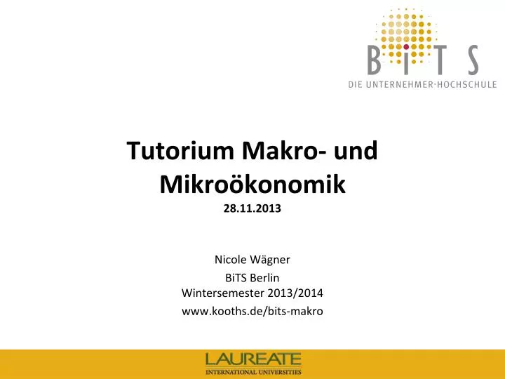 tutorium makro und mikro konomik 28 11 2013