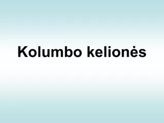 kolumbo kelion s