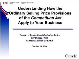 Vancouver Convention &amp; Exhibition Centre 999 Canada Place Vancouver, British Columbia
