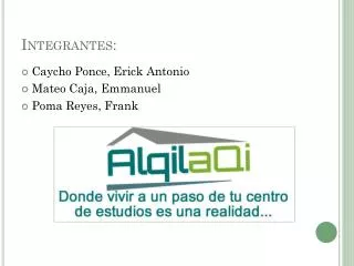 integrantes