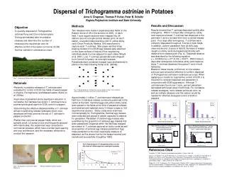 Objective To quantify dispersal of Trichogramma ostriniae Peng and Chen (Hymenoptera: