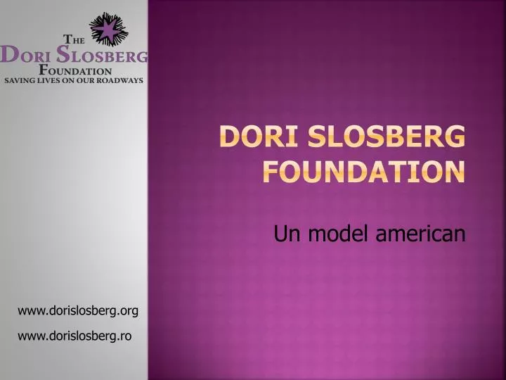 dori slosberg foundation