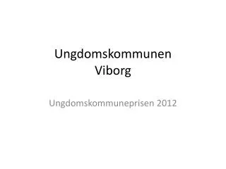 ungdomskommunen viborg