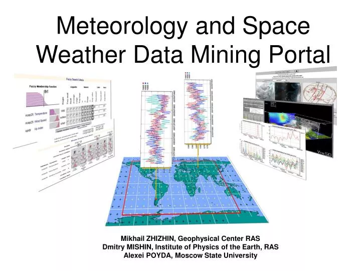 meteorology and space weather data mining portal