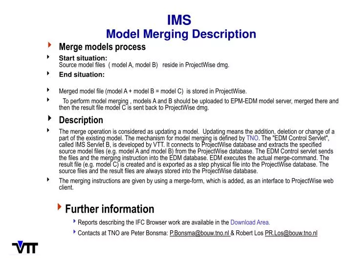 ims model merging description