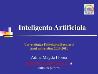 inteligenta artificiala