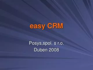 easy crm