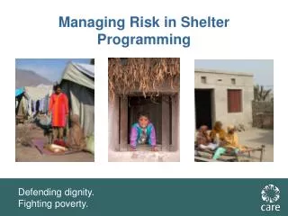 Managing Risk in Shelter Programming