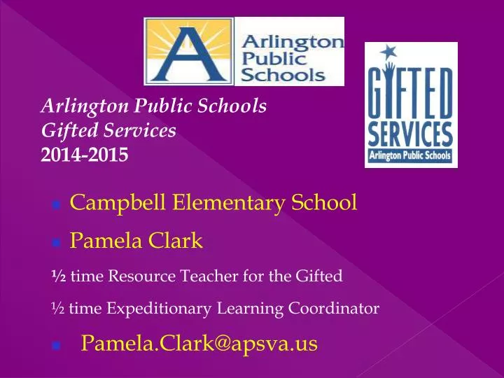 arlington public schools gifted services 2014 2015